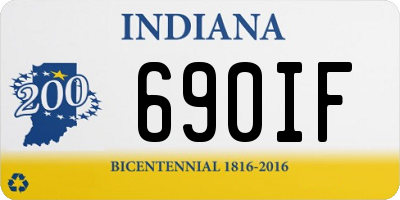 IN license plate 690IF