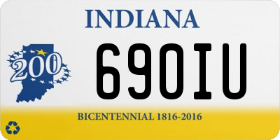 IN license plate 690IU