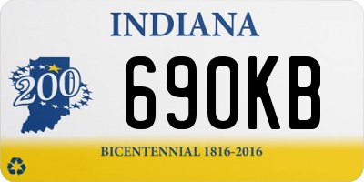 IN license plate 690KB
