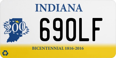 IN license plate 690LF