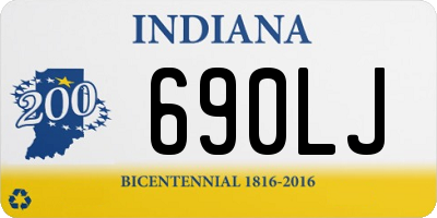 IN license plate 690LJ