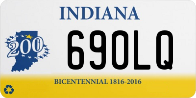 IN license plate 690LQ