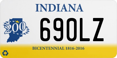 IN license plate 690LZ