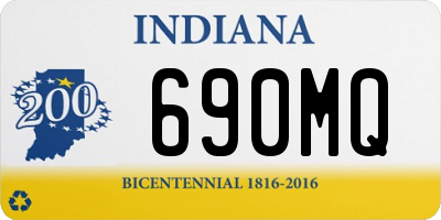 IN license plate 690MQ