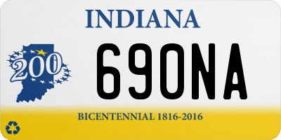 IN license plate 690NA