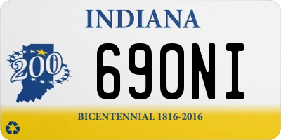 IN license plate 690NI