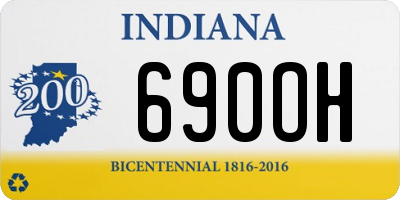 IN license plate 690OH