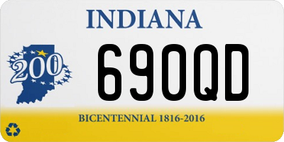 IN license plate 690QD