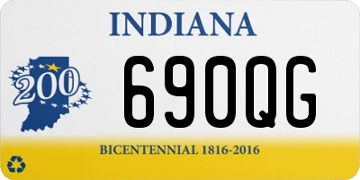 IN license plate 690QG