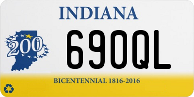 IN license plate 690QL
