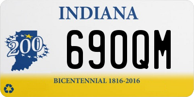 IN license plate 690QM