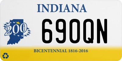 IN license plate 690QN