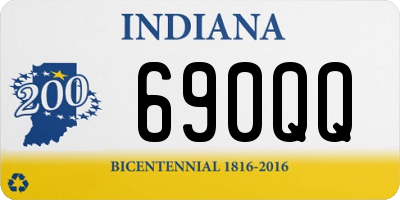 IN license plate 690QQ