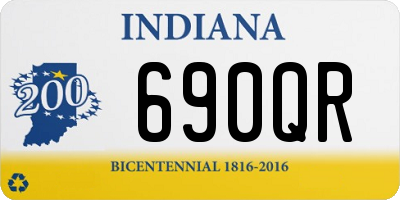 IN license plate 690QR