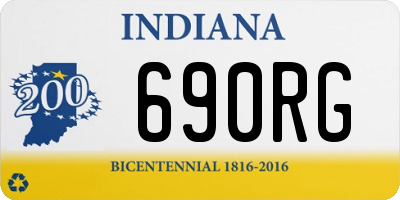 IN license plate 690RG