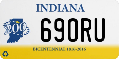 IN license plate 690RU