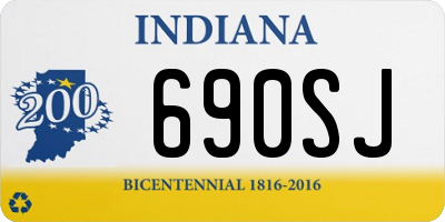 IN license plate 690SJ