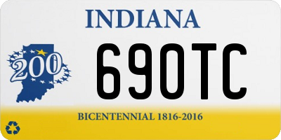 IN license plate 690TC