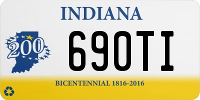 IN license plate 690TI