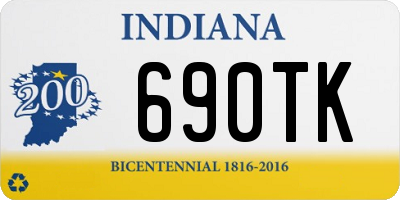 IN license plate 690TK