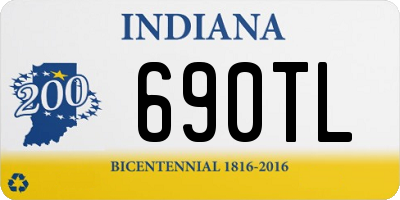IN license plate 690TL