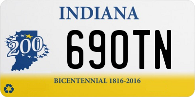 IN license plate 690TN