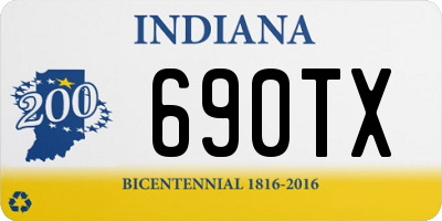 IN license plate 690TX