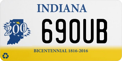 IN license plate 690UB