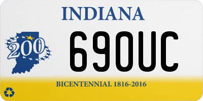 IN license plate 690UC