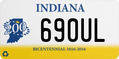 IN license plate 690UL