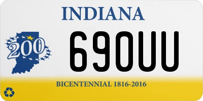 IN license plate 690UU