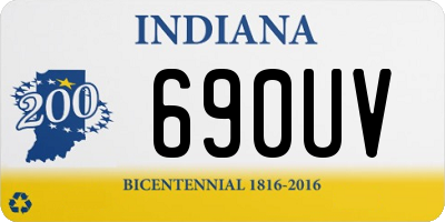 IN license plate 690UV