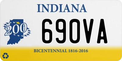 IN license plate 690VA