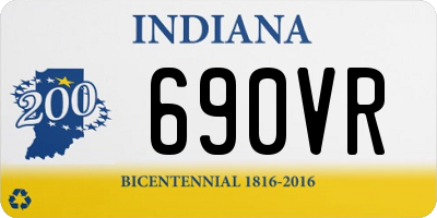 IN license plate 690VR