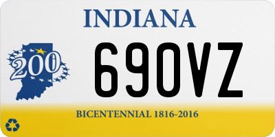 IN license plate 690VZ