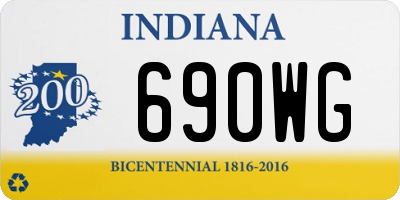 IN license plate 690WG