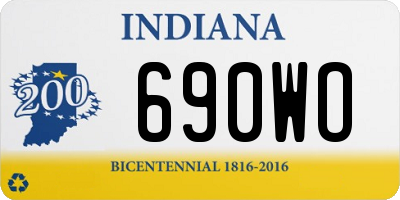 IN license plate 690WO