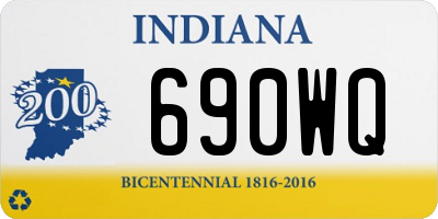 IN license plate 690WQ