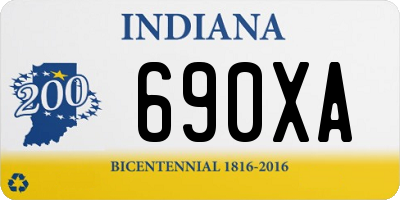 IN license plate 690XA