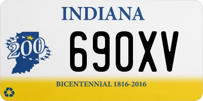 IN license plate 690XV