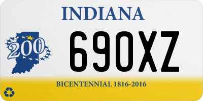 IN license plate 690XZ
