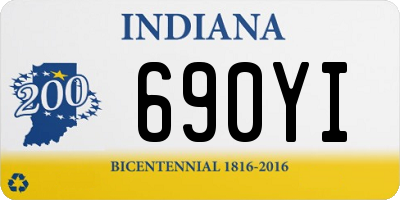 IN license plate 690YI