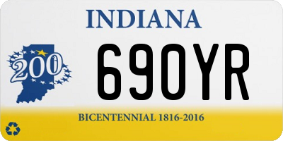 IN license plate 690YR
