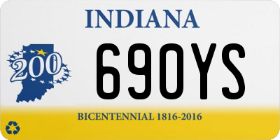 IN license plate 690YS