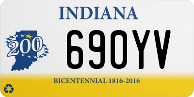 IN license plate 690YV