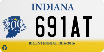 IN license plate 691AT