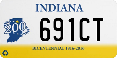 IN license plate 691CT