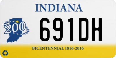 IN license plate 691DH