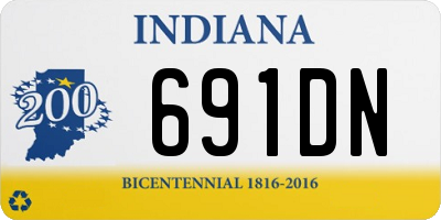 IN license plate 691DN