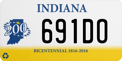 IN license plate 691DO